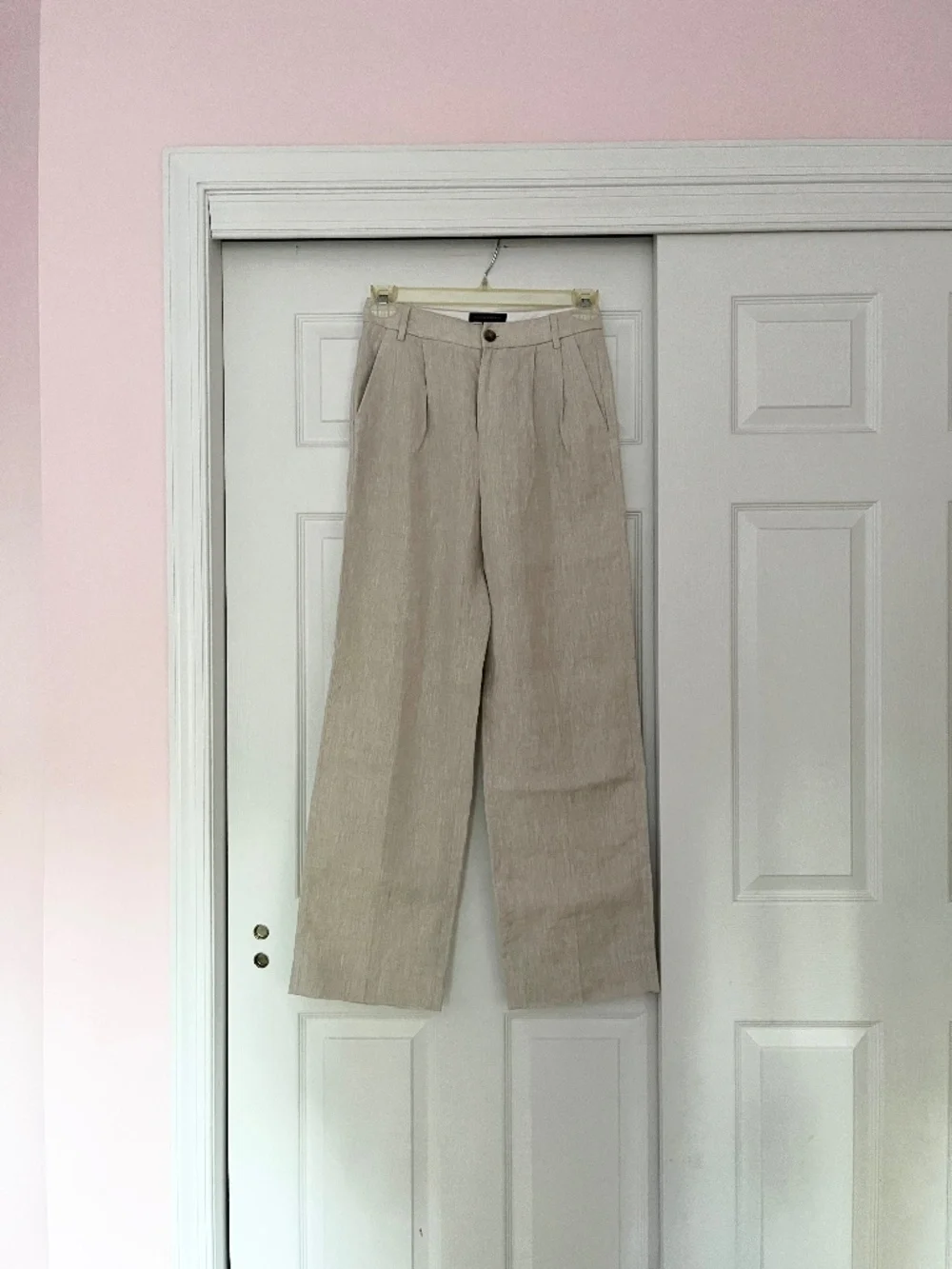 NWT Banana Republic Palma Straight Linen Pants Women's Size 0